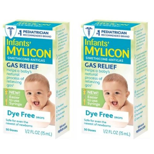 Mylicon 2 Pack/0.5 fl oz Infants Gas Relief Drops Dye Free