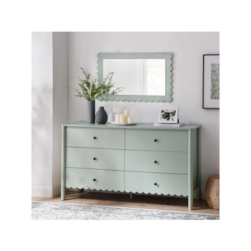 Modway Emmeline Scalloped; 6 Drawer Dresser
