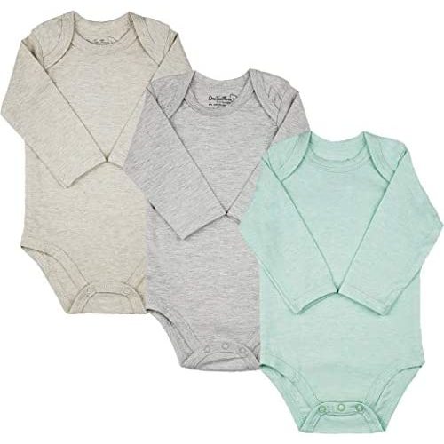123 Bear Baby Cotton Spandex Long-Sleeve bodysuits unisex boy girl