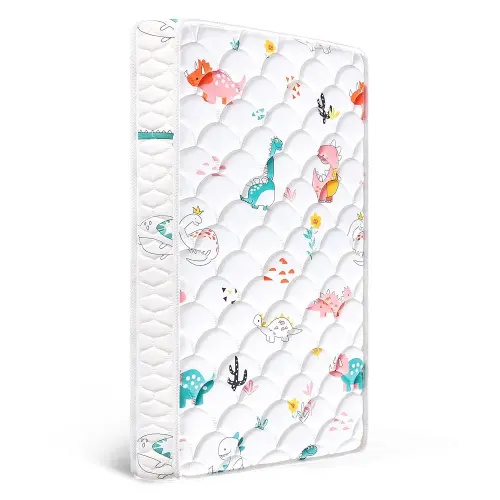 Premium 5" Crib Mattress and Toddler Mattress, Dual-Sided and Firm, Hypoallergenic Crib Mattress, Fits Standard Crib and Toddler Bed