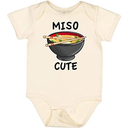 inktastic Miso Cute with Miso Soup Baby Bodysuit