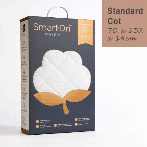 Smart-Dri Waterproof Mattress Protector - Cot