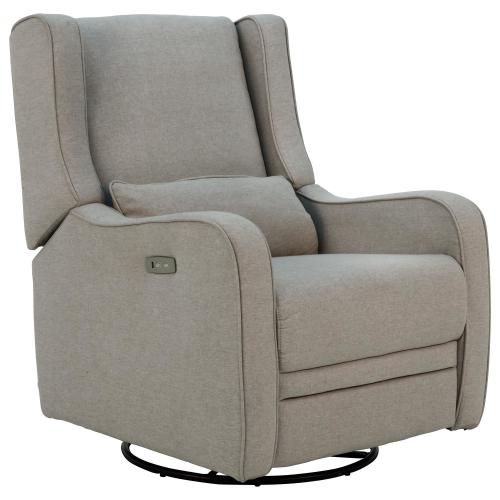 Eastern Shore Elsa Power Swivel Glider in Pearl River