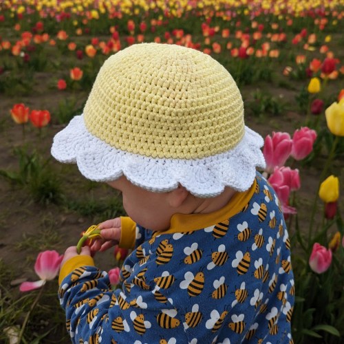 Daisy Sunhat, Crochet Sunhat, Flower Baby Hat, Daisy Flower Sunhat, Flower Baby Toddler Child Hat, Baby Shower Gift, Daisy Bucket Hat