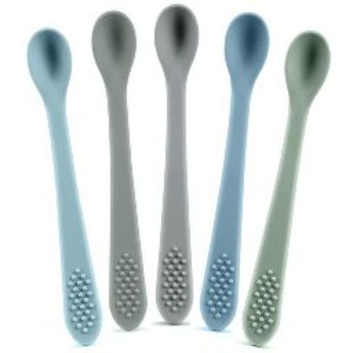 Baby Spoons - Infant Spoons First Stage - Silicone Baby Spoon For Self Feeding - First Stage Baby Feeding Spoon Set Gum Friendly - BPA Free