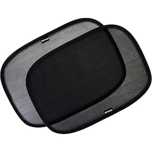 Car Window Sun Shade For Baby - Sun Blocker Cover - Sun Visor For Car Side Window - Sun Shield Protector For Baby - Sunshades For Side And Rear Car Windows - Cartoon Animal Design (2 Pack) 19"X12"