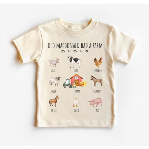 Old Farm Kids Shirt, Farm Animal Toddler Tee, Old Farm Toddler Shirt, Old Farm Bodysuit, Farm Shirt, Farmer Baby Bodysuit, Farm Bodysuit - Etsy