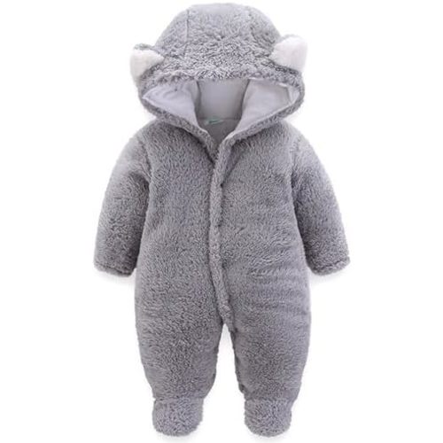 Baby Clothes Winter Snowsuit Cute Bear Suit Newborn Infant Coats Toddler Bodysuits Jumpsuit for Baby Boys Girls