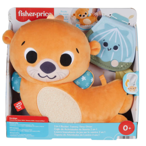 Fisher-Price 2-in-1 Rockin' Tummy Time Otter