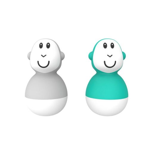 Matchstick Monkey Wobblers - Cool Gray & Green