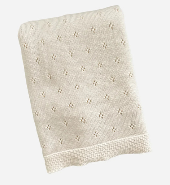 Cotton Heirloom Pique Blanket