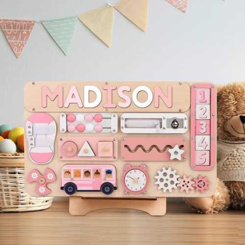 Personalized Name Puzzle For Kids, Toddler Toys, Wooden Baby Toy, Baby Shower Gift, 1st Birthday Gift, Montessori Toy, Easter Gift