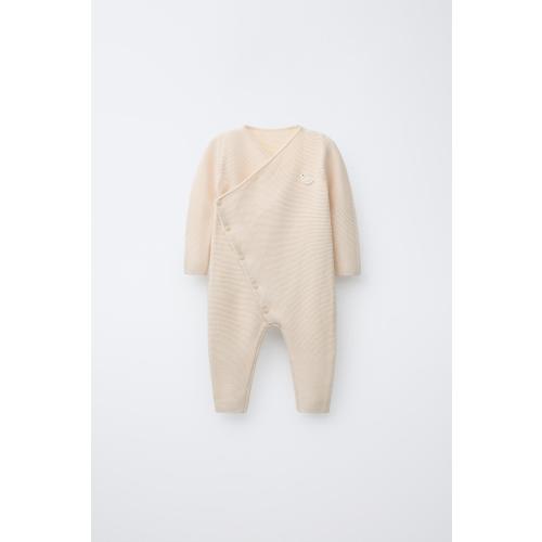 EMBROIDERED DUCKLING KNIT KIMONO - Cream | ZARA United States