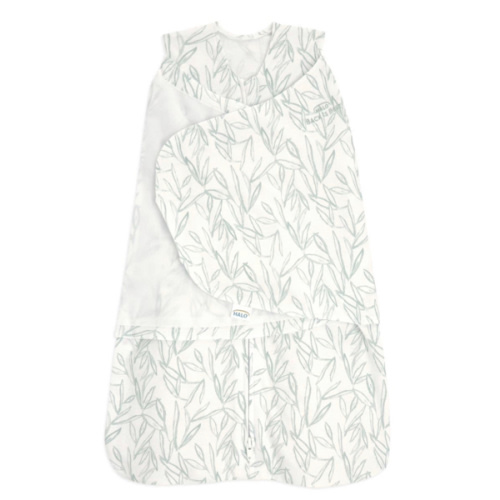 100% Cotton Baby Swaddle Green Leaves | Newborn | HALO US