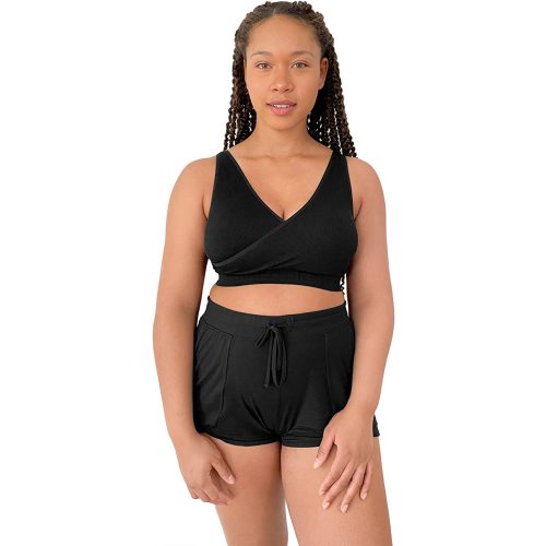 Kindred Bravely Sublime Adjustable Crossover Nursing Bra for Breastfeeding | Wireless Maternity Bra