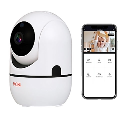 MOBI MobiCam HDX Smart WiFi Pan & Tilt Baby Monitor