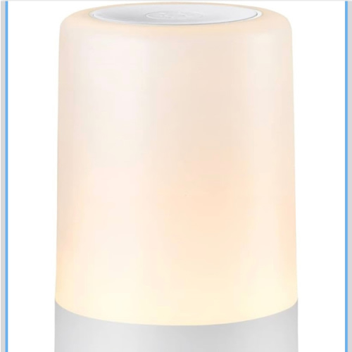 G Keni Nursery Night Light for Baby, Portable LED Touch Night Lamp for Kids and Adult, Breastfeeding, Sleep Aid, USB Rechargeable Nursing Lamp, Bedside Dimmable Warm Night Light, Soft Eye Caring