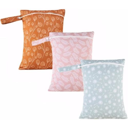 Wet Dry Bag for Baby, Swimsuit, Diaper Bag & Travel - Waterproof Reusable Leakproof Pouch for Wet Clothes, Swimsuits, Pool, Beach, and Gym