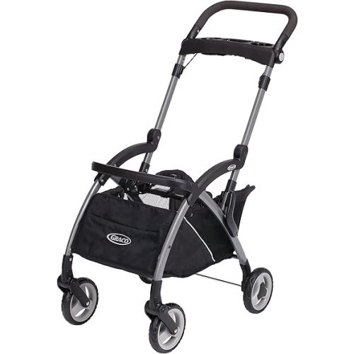 Graco SnugRider Elite Car Seat Carrier, Lightweight Frame, Travel Stroller Accepts any Graco SnugRide Infant Car Seat, Black