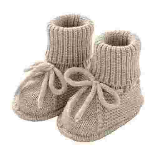 Otqutp Birthday Footwear for Toddler Girls Baby Booties Sock Shoes Hand Knitting Crochet Boy and Girl Cozy Shoes for 0 to 12 Months