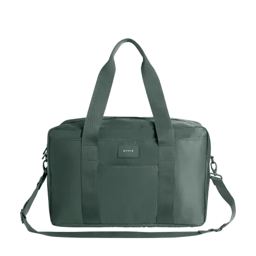 STATE Bags | Wellington Weekender Nylon Olive