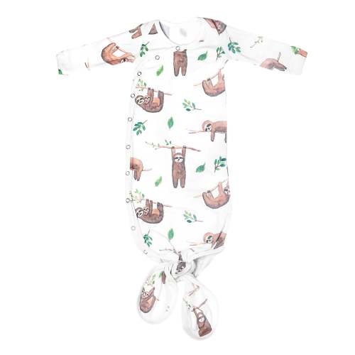 Newborn Knotted Gown - Noah