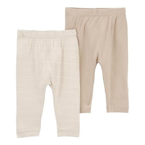 NB Baby 2-Pack PurelySoft Pull-On Pants - NB - Style,Multi