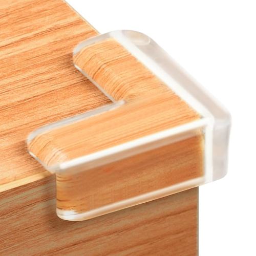 32 Pack Corner Protectors Baby Proofing Corner Guards Edges Safety Bumpers, Clear Table Corner Protector for Furniture, Desks, Chairs, L Shaped