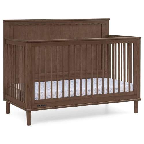 Delta Children Penelope 6-In-1 Convertible Crib in Teak Brown