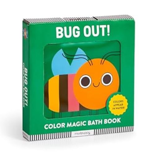 Bug Out! – Waterproof Color Changing Magic Bath Book for Babies and Toddlers: Mudpuppy, Everett, Michéle Brummer: 9780735376328: Amazon.com: Books