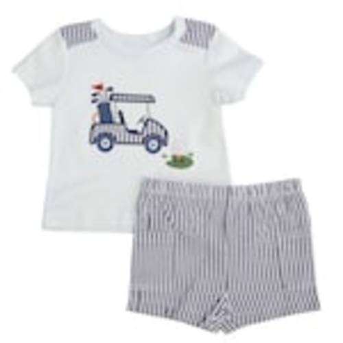 Baby Essentials® 2-Piece Golf Cart Short Set (Baby Boy) at Von Maur