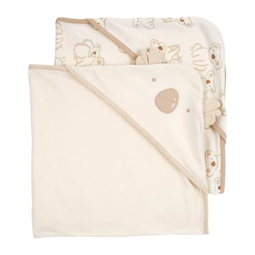 Carter's Baby Hooded Towel (2-pk Ivory/Khaki)