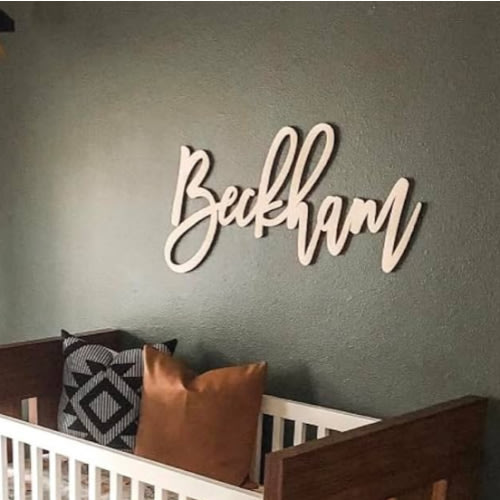 Custom Baby Name Sign for Nursery
