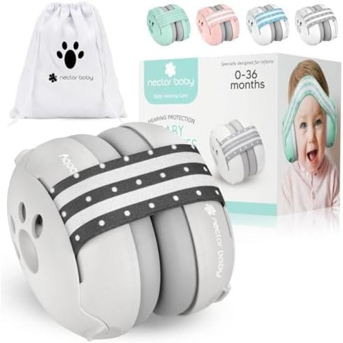 Baby Ear Protection, Noise Cancelling Headphones for Babies, Noise Reduction Earmuffs for Infant and Toddlers up to 36 Months