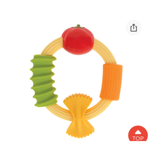 Pasta Silicone Teething Ring
