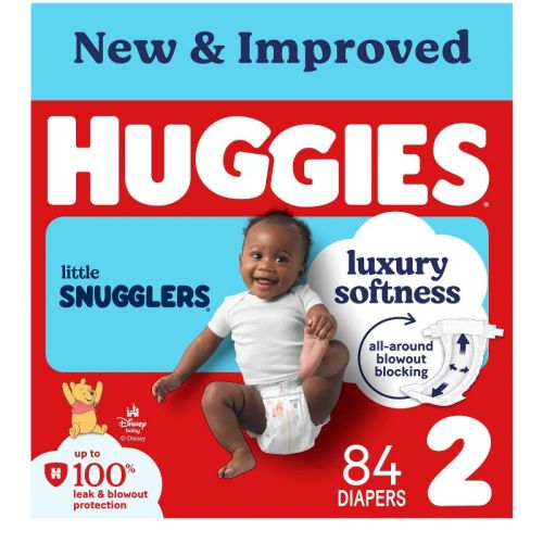 Huggies Little Snugglers Diapers - Size 2 - 84ct