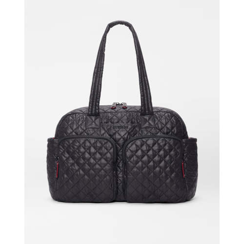MZ Wallace Black Nik II Duffel Bag - Luxury Carryall Handbags | MZ Wallace
