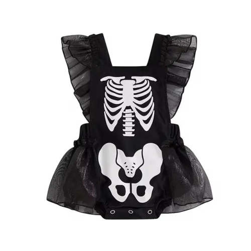 Skeleton Onesie Pinafore (Babies/Toddlers) – Witching Hour Baby