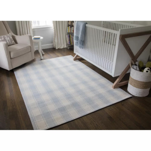 Marlborough Flatweave Wool Plaid Rug