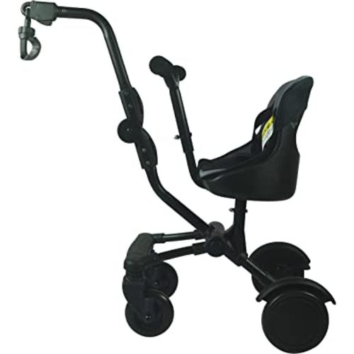 Englacha Uptown Rider – Child Rides Alongside Stroller Attachment with Comfy Padded Saddle Seat – Universal Fit for Most Strollers – Quick and Easy to Use – Designed for Safety