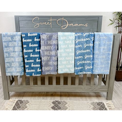 Personalized Baby Blanket With Name For Girls and Boys | Custom Baby Blanket | Newborn Blanket | Fleece Baby Blanket | Baby Shower | CB