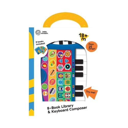 Baby Einstein My First Music Fun Keyboard Composer & 8 Book Library Boxed Set - PI Kids