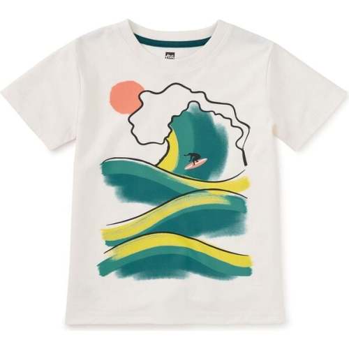 Big Wave Graphic Tee, Chalk