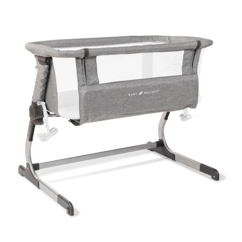 Baby Delight Beside Me Dreamer Bassinet & Bedside Sleeper, Charcoal Tweed