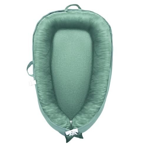 Baby Lounger - Baby Lounger for Newborn 0-24 Months, Baby Nest Breathable & 100% Cotton and Velvet Cover Adjustable Portable Infant Lounger, Co Sleeper for Baby in Bed, Baby Essentials and Gifts