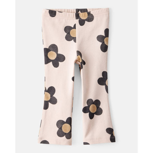 Baby Girl Floral Cotton Flare Leggings - Carter's | Carter's