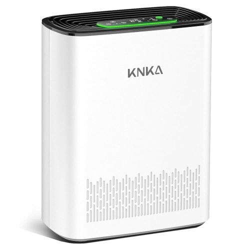 Air Purifier for Home Bedroom, True HEPA Air Cleaner with Washable Pre-Filter, AQI Display, Turbo Mode for Pets, Allergies, Dust, Pollen
