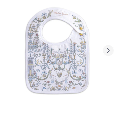Bib Toile de Jouy Blue - Atelier Choux x Caitlin Wilson