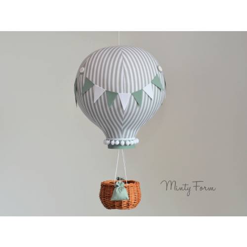 Hot Air Balloon Mobile | Travel Theme Nursery | Custom Mobile | Addition to Cloud Baby Mobile | Welcome Baby Gift
