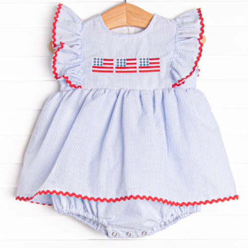 American Dreamin' Bubble, Blue - 3 mo